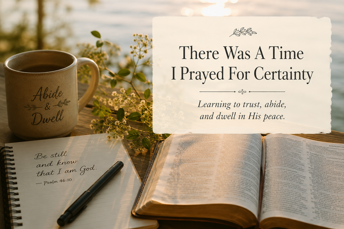 There Was A Time I Prayed For Certainty