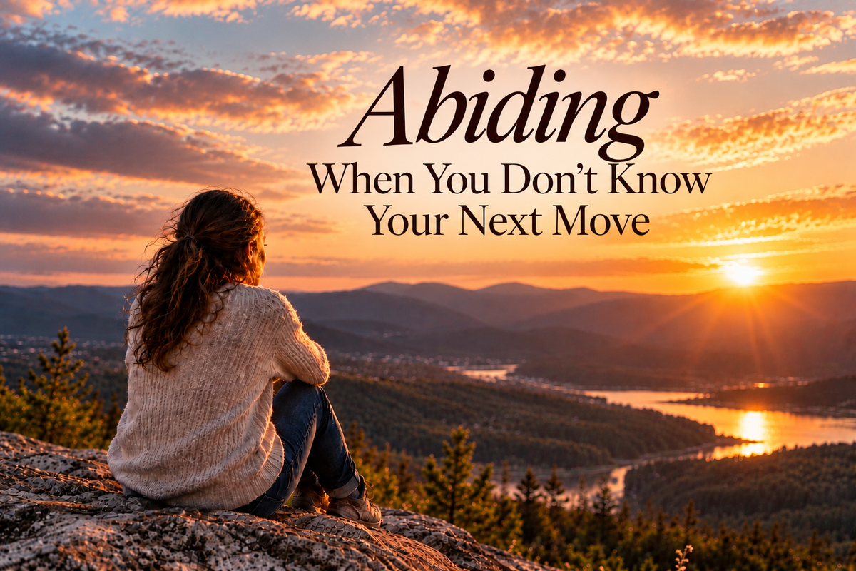 Abiding When You Don't Know Your Next Move
